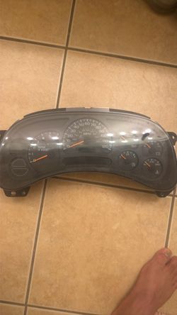 Silverado gmc cluster