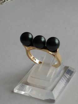 Black Pearl Ring sz9.5