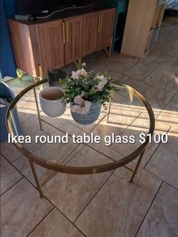 Glass table