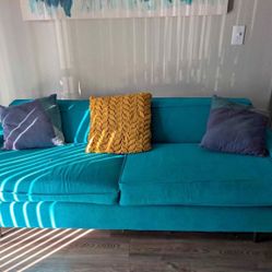Beautiful Aqua couch