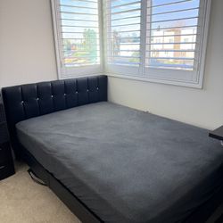 Full size Bed with mattress.