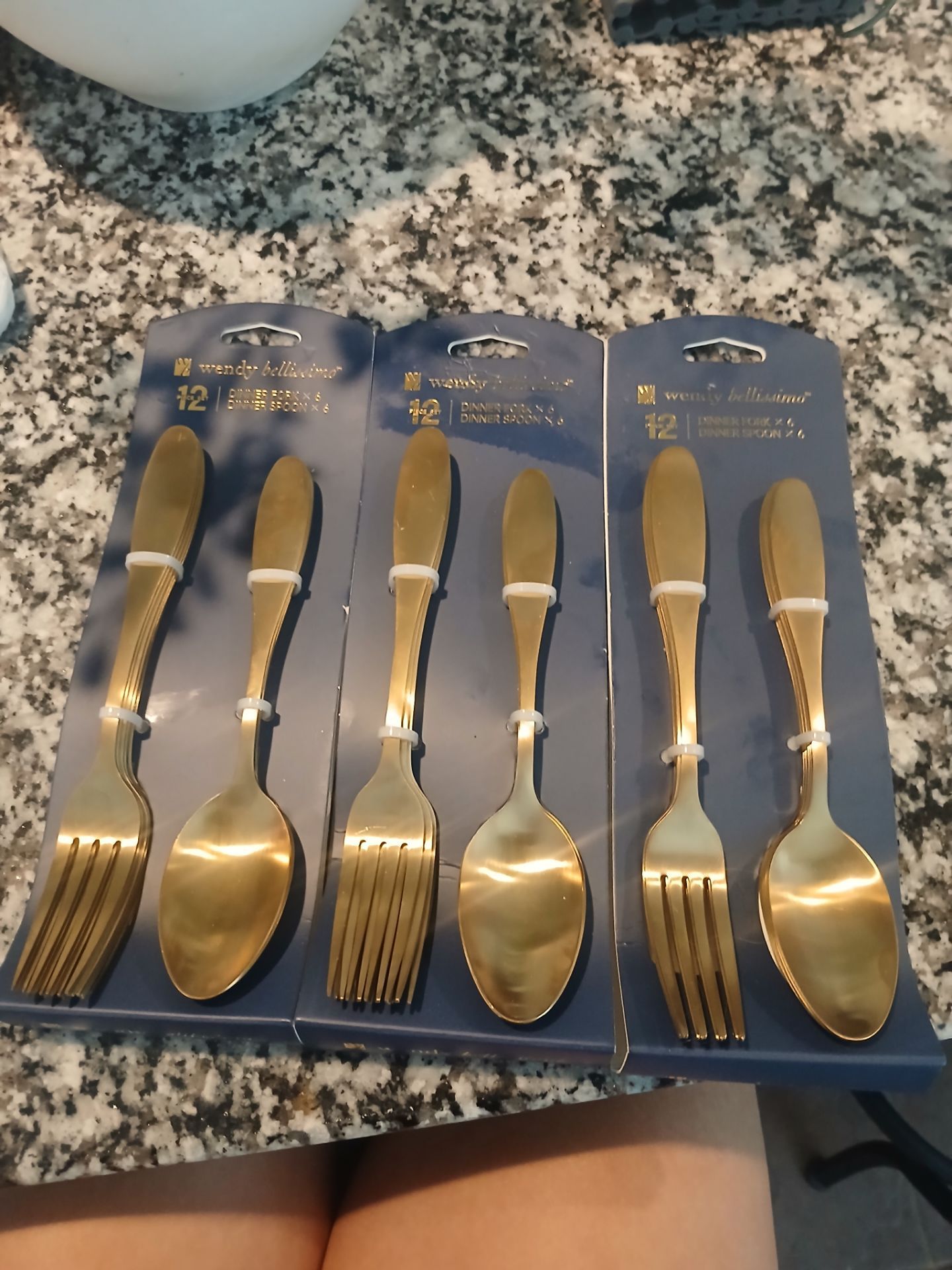 Gold silver wear 8 each