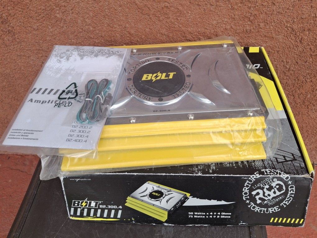 AMPLIFICADOR AMPLIFIER NUEVO NEW 4 CHANELS ABLO ESPAÑOL 