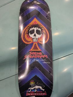 Steve Steadham Skateboard Autographed And Sealed 