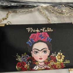 Frida Kahlo Bag with gold chain strap