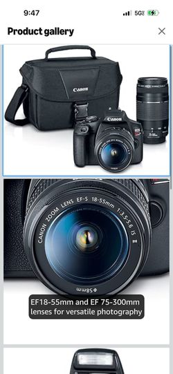 Canon EOS Rebel T7 DSLR Camera