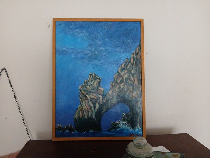 A Few Homemade Paintings And Two Pictures