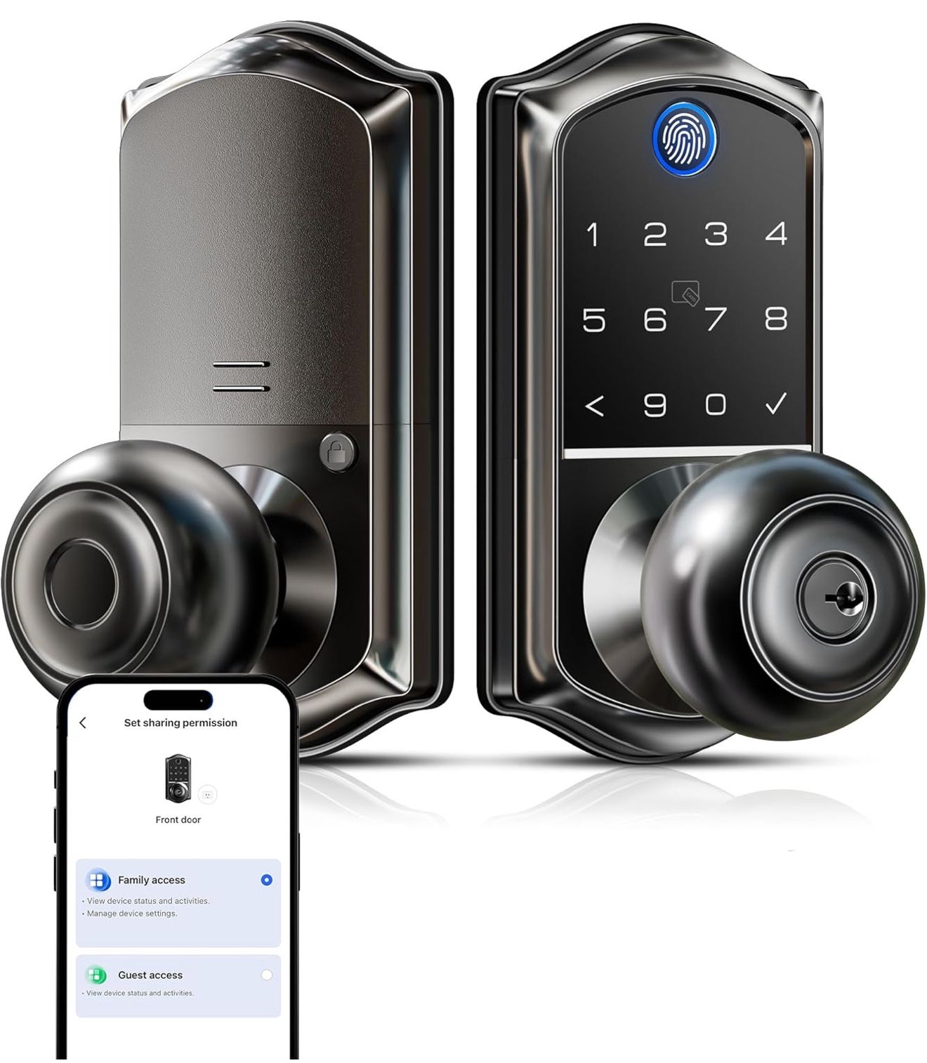 Veise Smart Door Lock with Knob