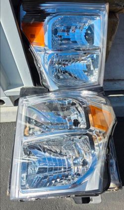 11-16 Ford F250 F350 F450 F550 Super Duty Headlights Luces Micas Calaveras Faros Faroles Focos Headlamps