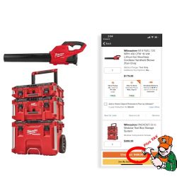 Milwaukee Packout Tool Box Storage System And Milwaukee M18 Fuel Blower