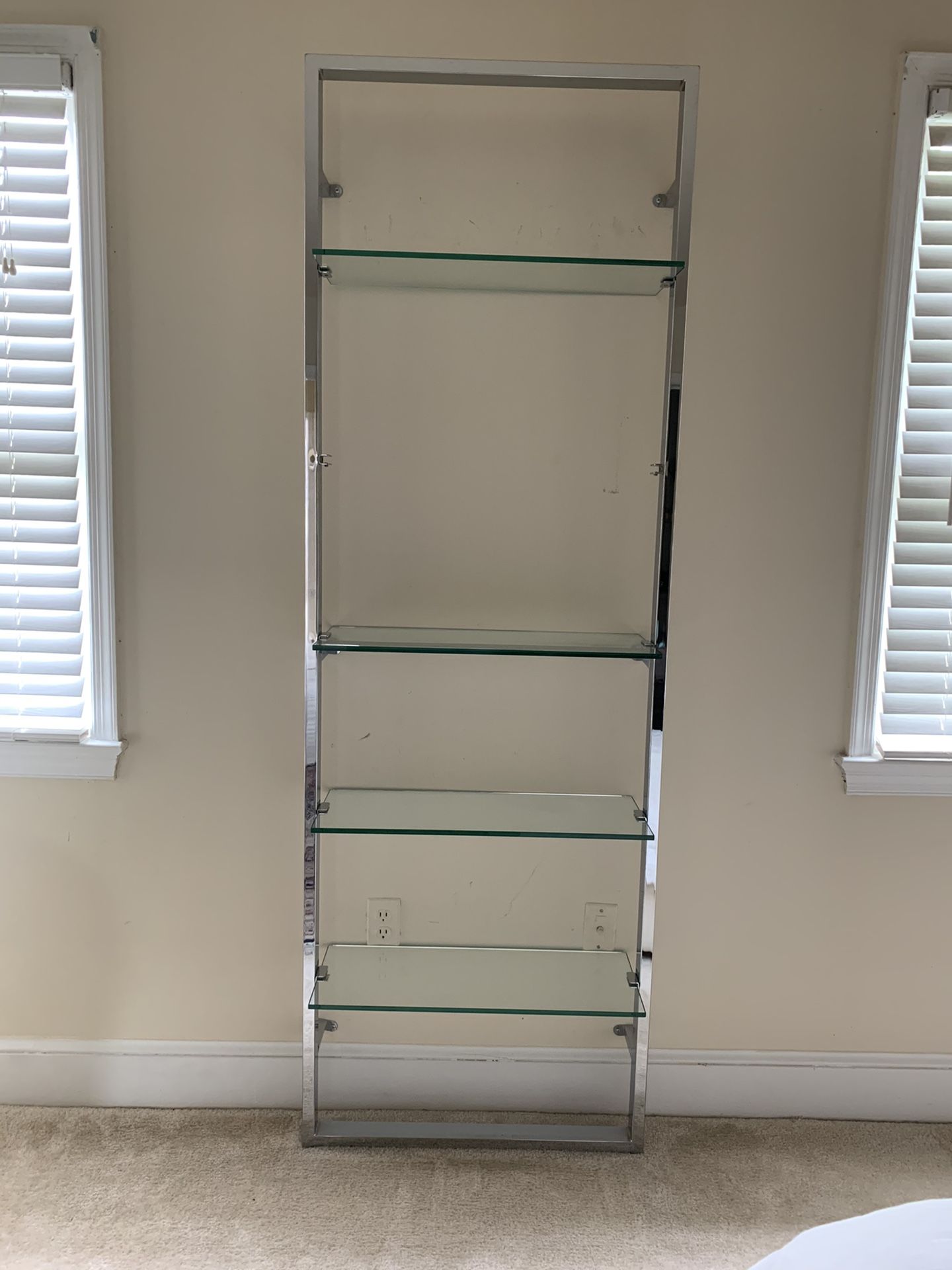 CB2 Chrome Shelf