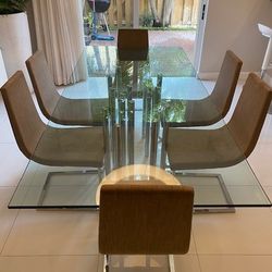 Bonaldo Italian Dinning Table and Chairs