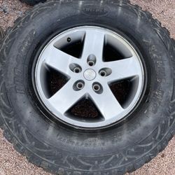 Jeep Wrangler Spare Rim/wheel Tires