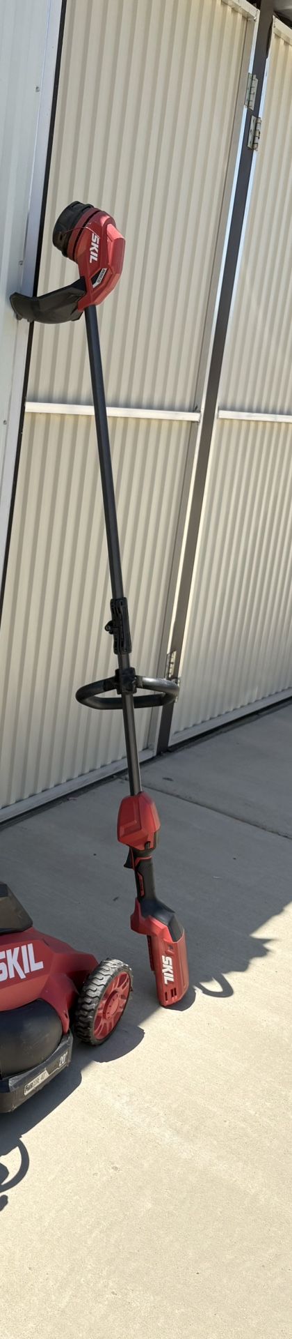 SKIL WEED EATER TRIMMER EDGER WITH BATTERY AND CHARGER HARDLY USED $65