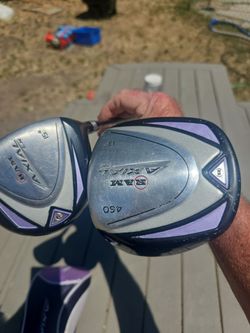 2 Ram axial drivers.
460 13°.
And a number three ..fifteen degrees