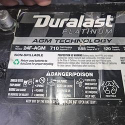 Duralast Platinum AGM - 24F Group Size Series Battery 