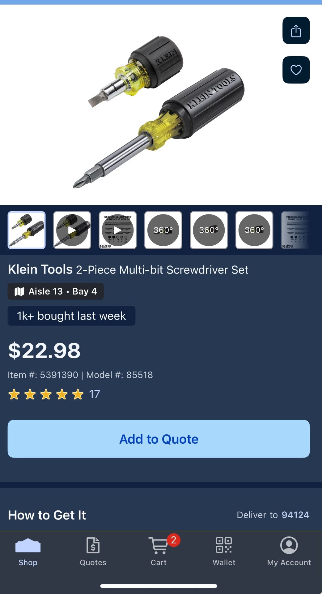Klein Tools Screwdriver