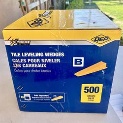 QEP Xtreme Tile Leveling System, Part B, Wedges (500 Pack) Retails $51.24