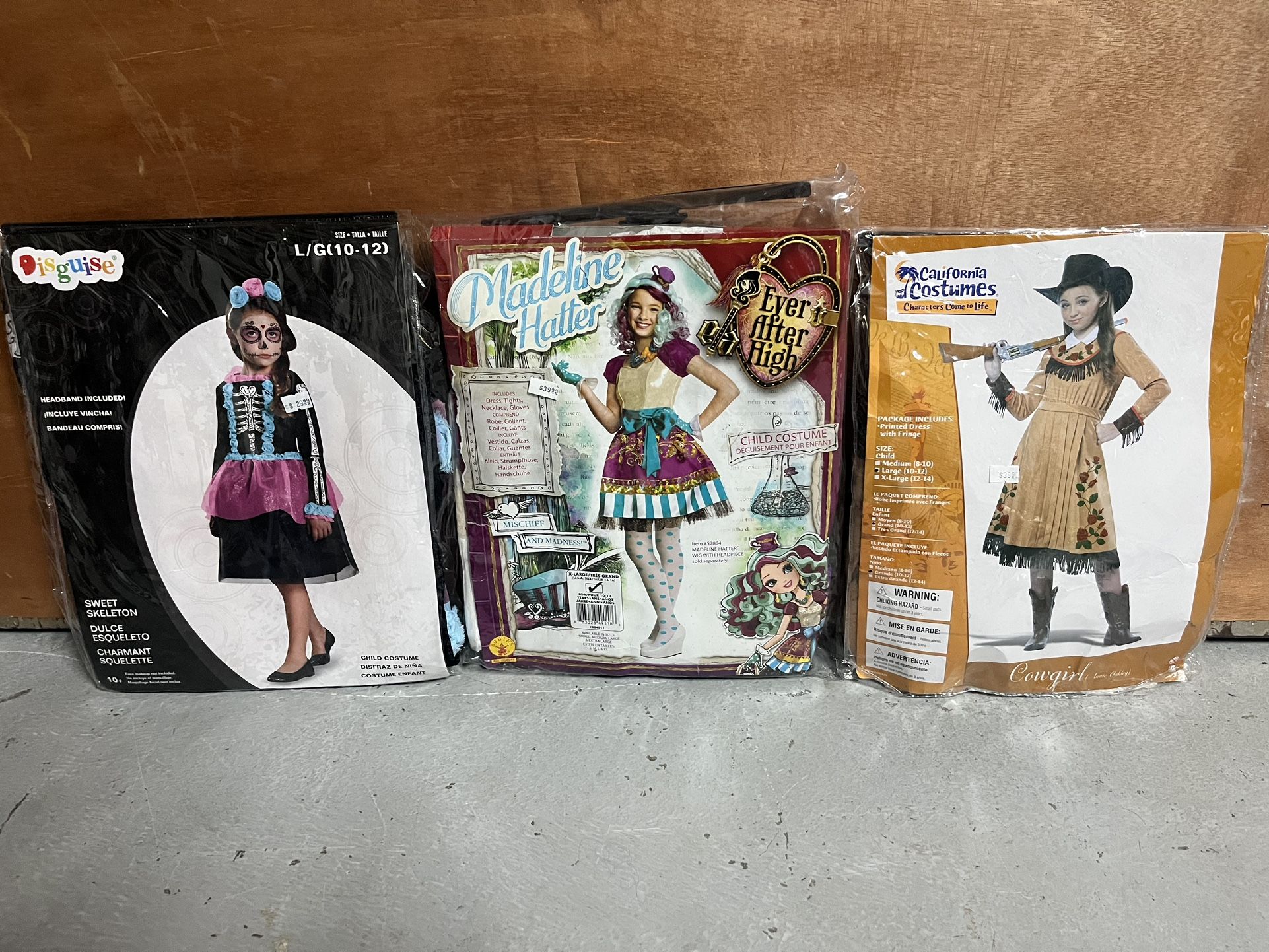 Girls Size 10/12 Halloween Costumes