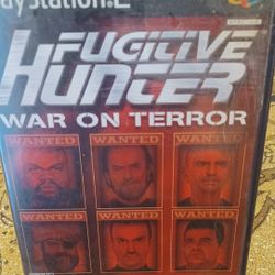 Fugitive Hunter Playstation 2 DVD CD Crime Lord Video Game