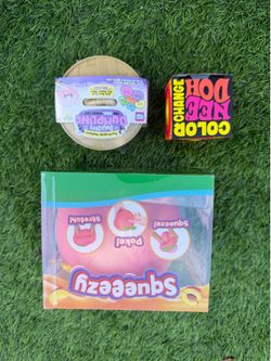 Squishy Dumpling Crazy Fun And Needoh change color  Original New Viral Lot 3
