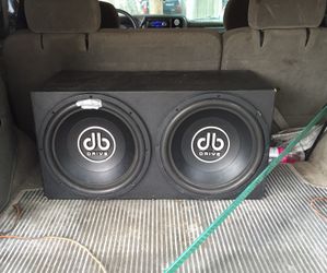 DB drive platinum series 2000watts each