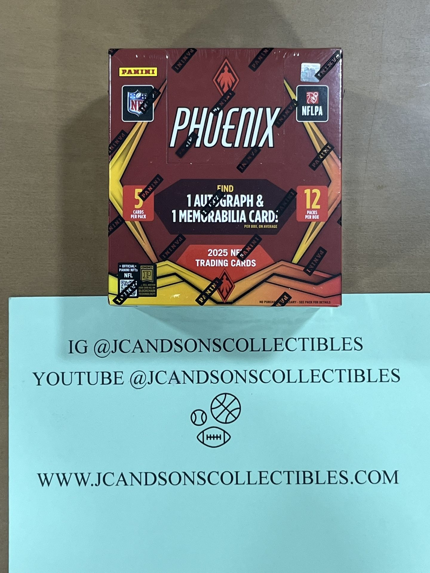 2025 Panini Phoenix NFL Football Hobby Preferred Box Factory Sealed