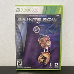 Saints Row IV Commander In Chief Edition Xbox 360 Like New CIB Video Game