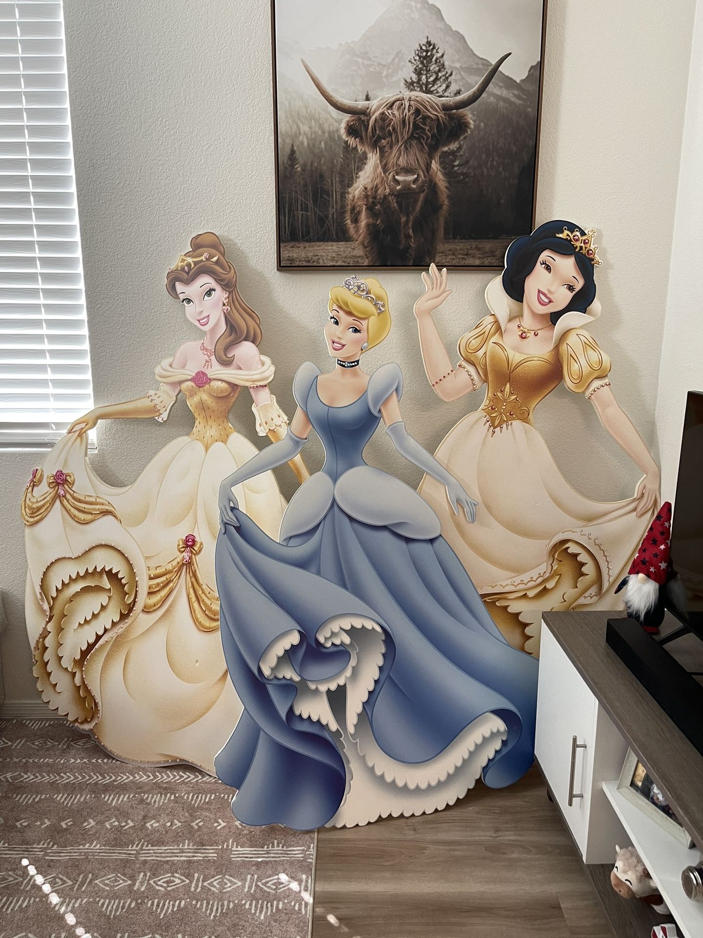 Life Size Disney Princess- Belle, Cinderella, Snow White- Disney Dream Rooms