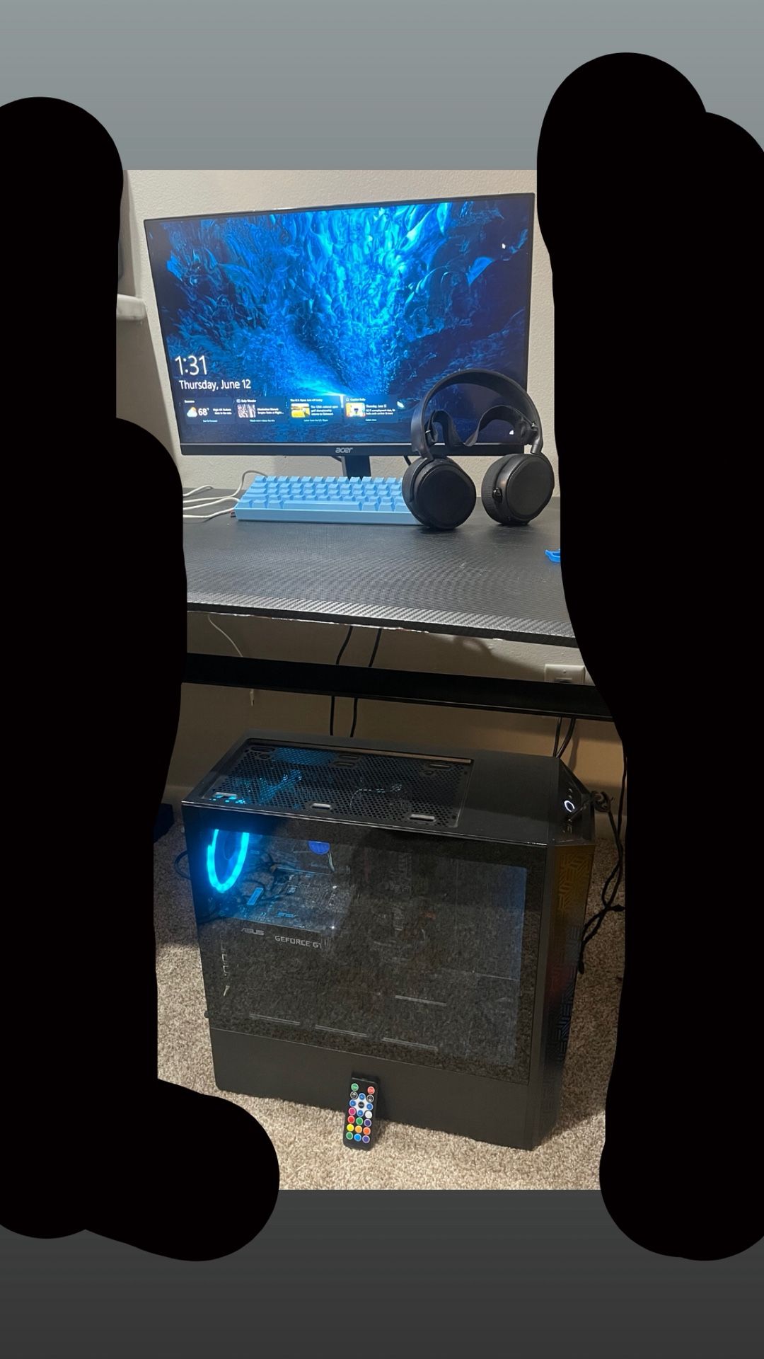 Gaming PC Desktop Setup (LIKE NEW)