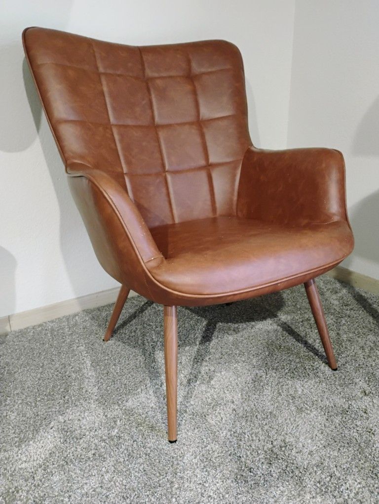 Vegan Leather Armchair