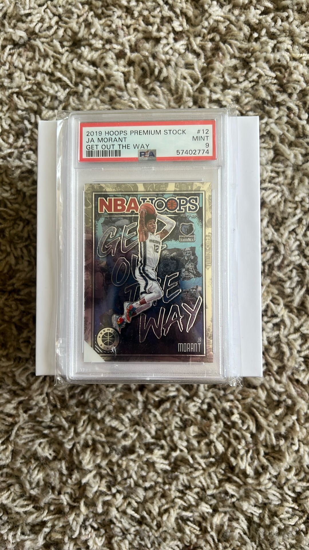 Ja Morant  NBA hoops PSA Mint 9 