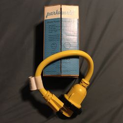 Parkworld Shore Power Adaptor Cord RV 15A to 30A Dogbone Adapter