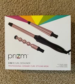 3 In 1 Curl Designer Professional Ceramic Curl Styling Iron