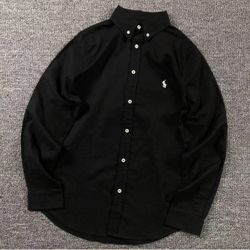 Ralph Lauren Black Lapel Shirt