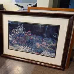 Two Floral Framed Paintings