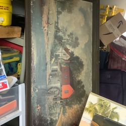 Giant painting about 4ft wide by 3ft tall