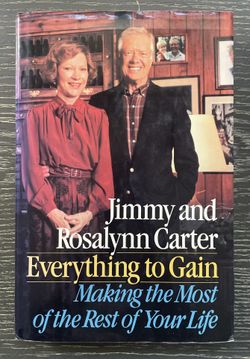 Jimmy Carter “Everything To Gain” signed 1st edition