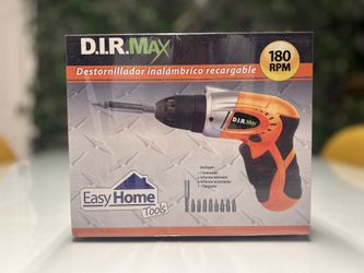 D.I.R. MAX Wireless Cordless Electric Screwdriver Drill Set Power Tool SEALED