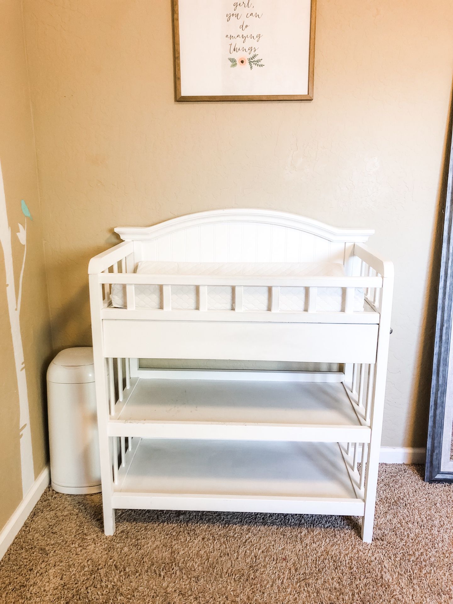 Changing Table & Diaper Pail