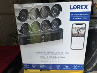 8 Lorex Security Cameras System