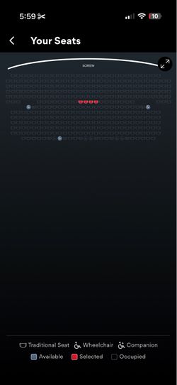 2 tickets to imax 70mm the odyssey opening day 7am universal citywalk center row center seats