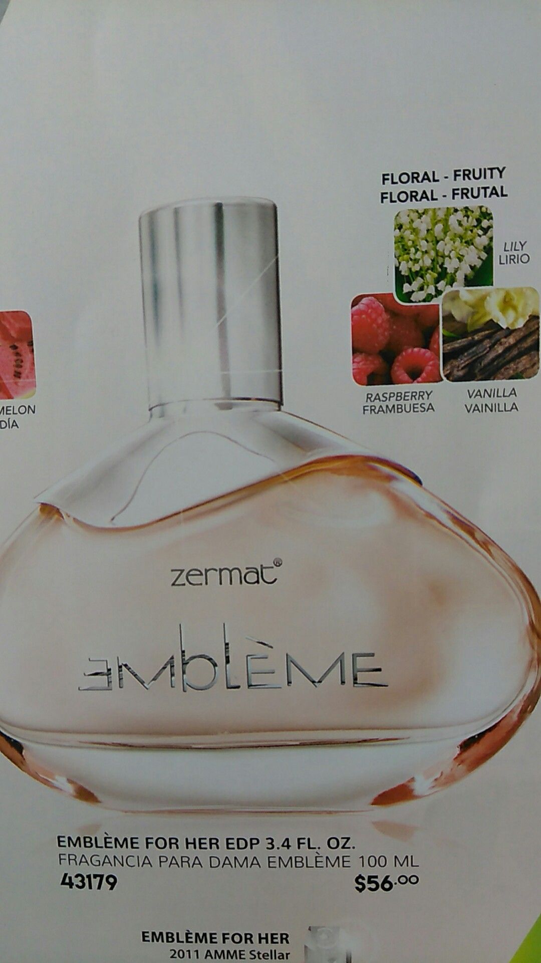 Perfume de mujer zermat Embleme