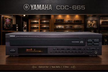 Yamaha CDC-665 5 Disc CD Player - Serviced