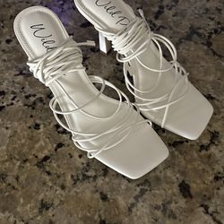 Brand New White Heels From Macy’s