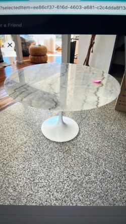 Marble Tulip Table