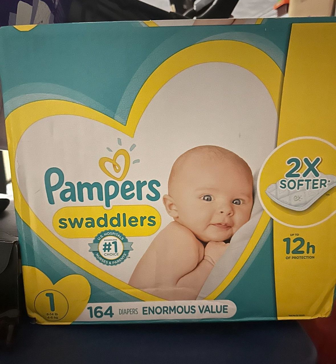 Pampers Swaddlers Sz 1 162 Ct