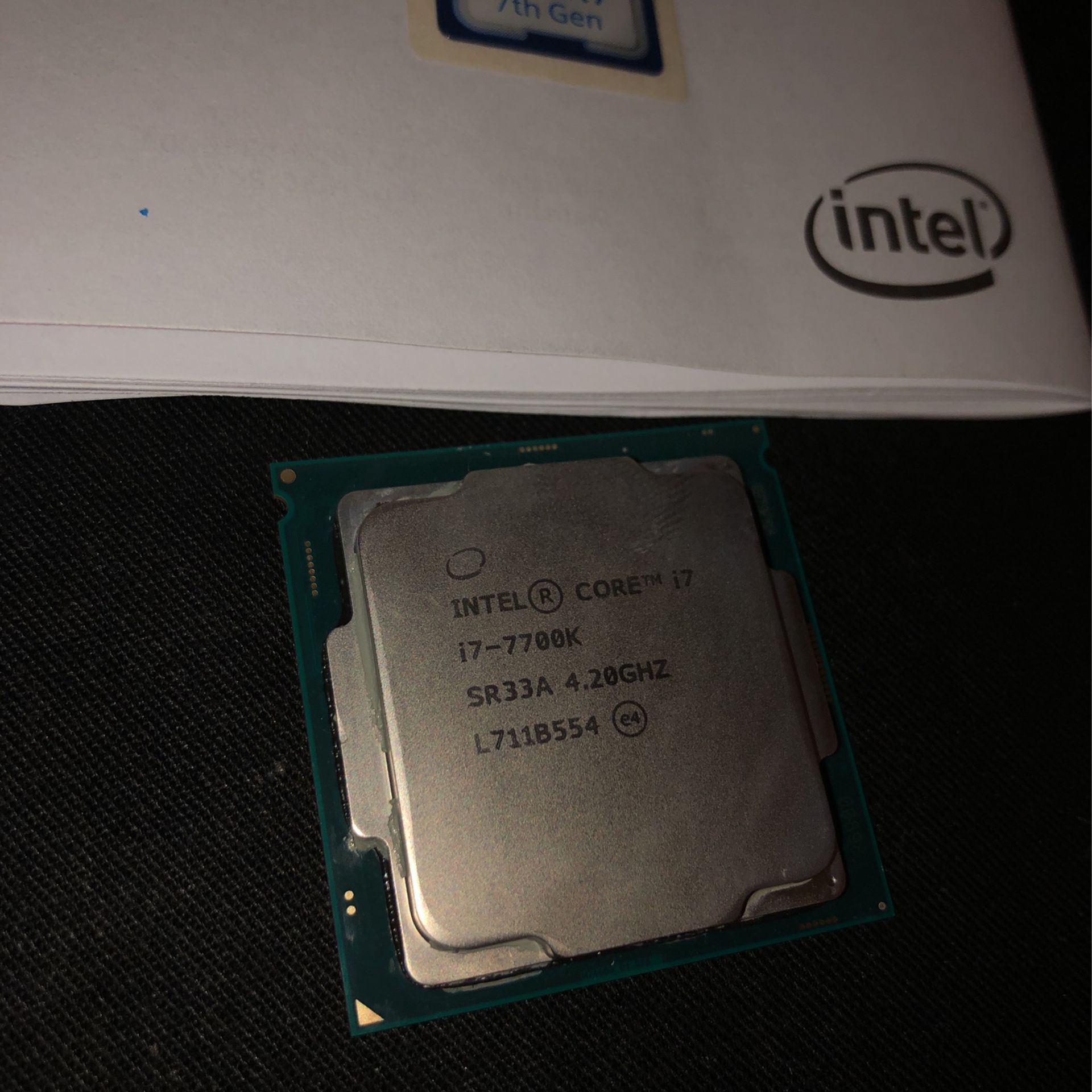 Intel Core I7-7700 4.2GHz Quad Core Processor