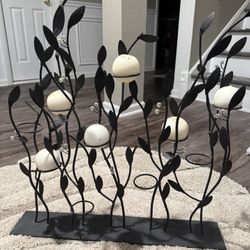 Metal Centerpiece Candle Holder