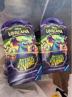 Lorcana attack of the vine sleeves